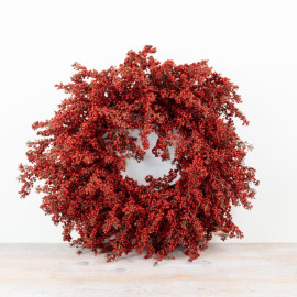 Faux Red Berry Wreath 60cm | Autumn Home Décor